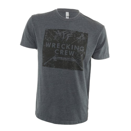 Fin-Finder Wrecking Crew Tee  <br>  Charcoal X-Large