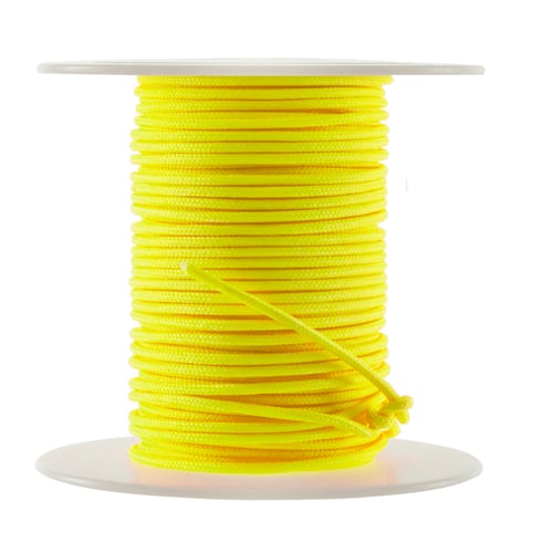 October Mountain Endure-XD Release Loop Rope  <br>  Flo Yellow 100 ft.