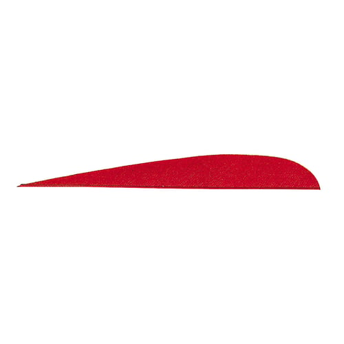 Gateway Parabolic Feathers  <br>  Red 5 in. RW 100 pk.