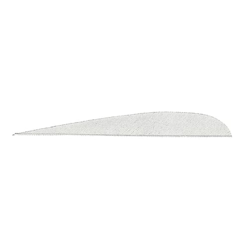 Gateway Parabolic Feathers  <br>  White 5 in. LW 100 pk.