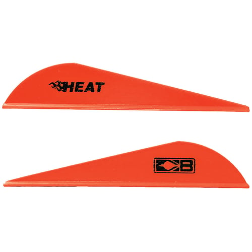 Bohning Heat Vanes  <br>  Neon Red 36 pk.