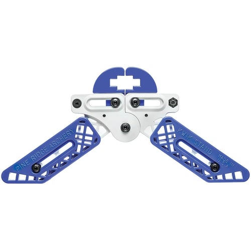 Pine Ridge Kwik Stand Bow Support  <br>  White/Blue