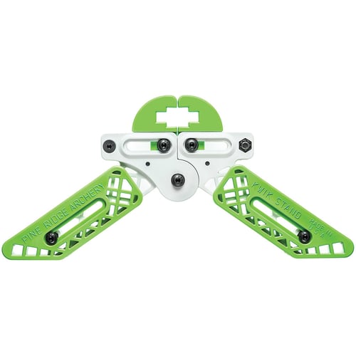 Pine Ridge Kwik Stand Bow Support  <br>  White/Lime Green
