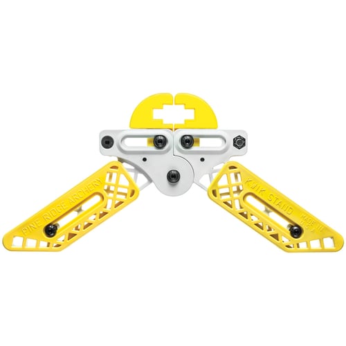 Pine Ridge Kwik Stand Bow Support  <br>  White/Yellow