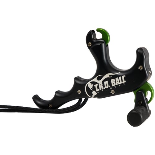 TRU Ball T-Rex Release  <br>  Bone Collector 4 Finger Black