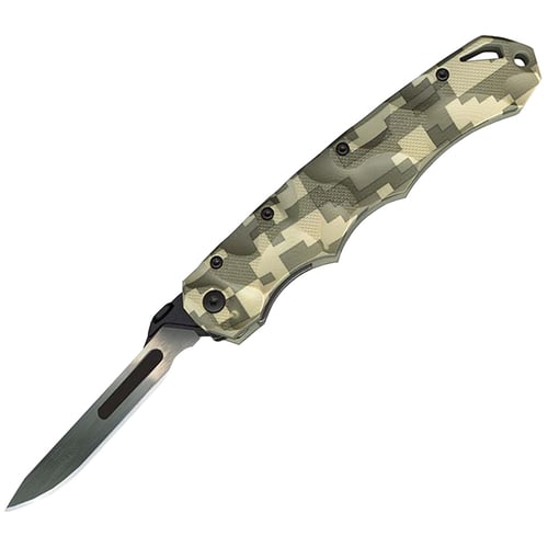 Havalon Stag Knife  <br>  Green Digital Camo