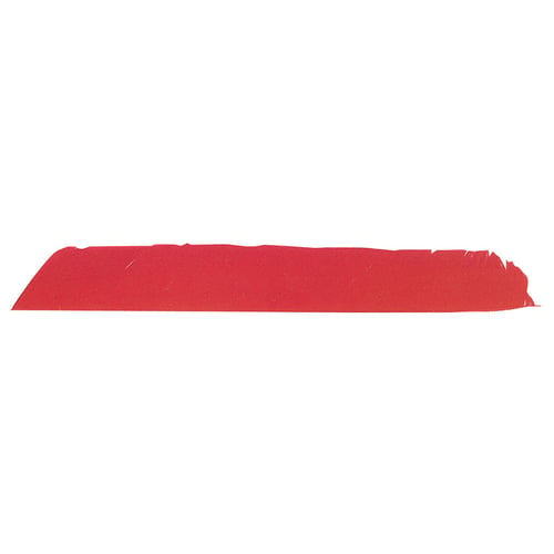 Trueflight Full Length Feather  <br>  Red RW 100 pk.