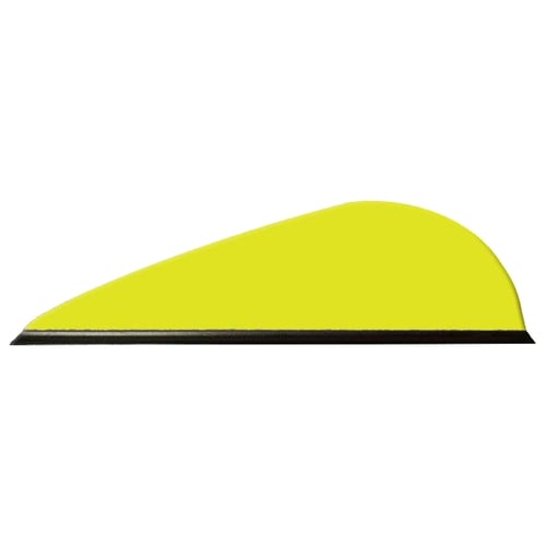 Q2i Predator X Vanes  <br>  2 in. Neon Yellow 100 pk.