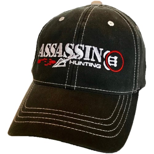 Assassin Flexfit Hat Bloodtrail  <br>  Charcoal Large/X-Large