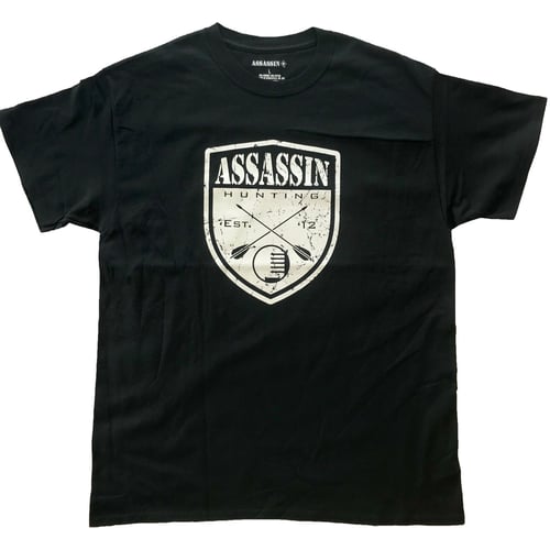 Assassin Shield T-Shirt  <br>  Black Large