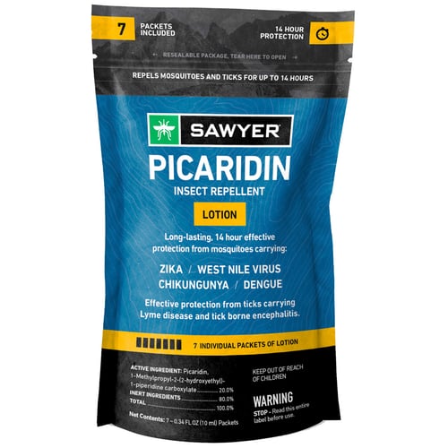 Sawyers Premium Insect Repellent  <br>  Picaridin Lotion Packets 7 pk.