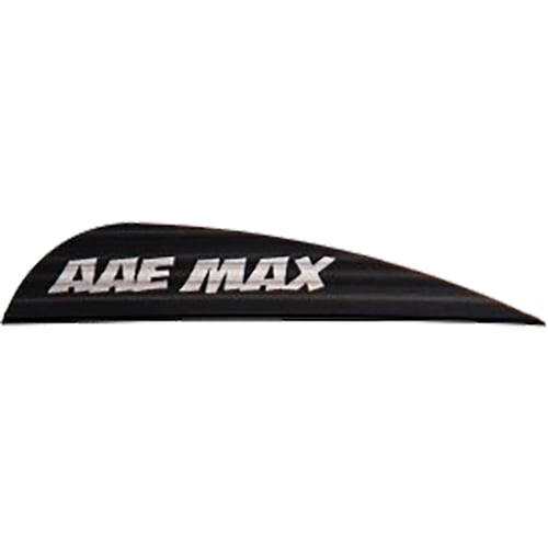AAE Max Stealth Vanes  <br>  Black 2.7 in. 100 pk.