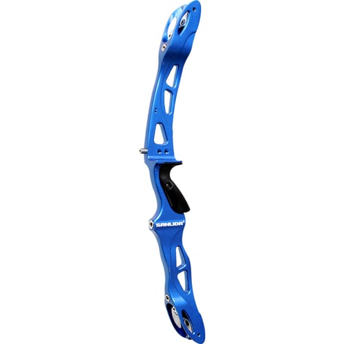 Sanlida Miracle X9 Recurve Riser  <br>  Blue 25 in. RH