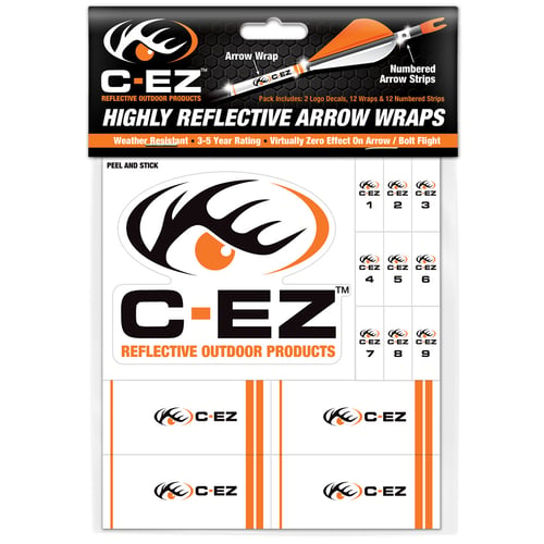 C EZ Reflective Wraps  <br>  Orange