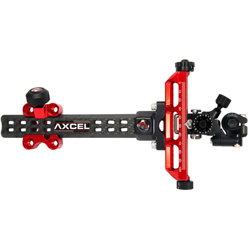 Axcel Achieve Compound X Sight  <br>  Red/ Black 6 in. RH