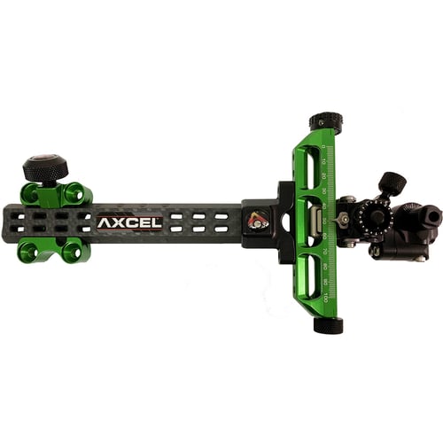 Axcel Achieve Compound X Sight  <br>  Green/ Black 6 in. RH