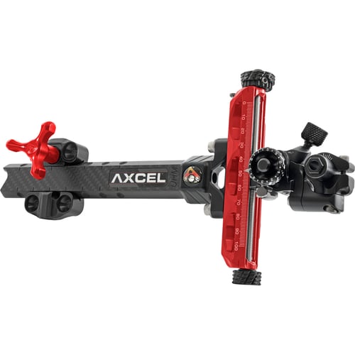 Axcel Achieve XP Compound Sight  <br>  Red/ Black 6 in. RH