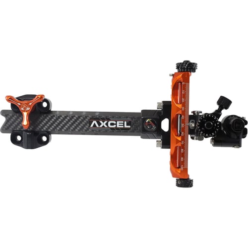 Axcel Achieve XP Compound Sight  <br>  Orange/ Black 6 in. RH