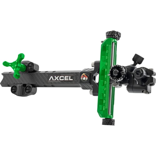 Axcel Achieve XP Compound Sight  <br>  Green/ Black 6 in. RH