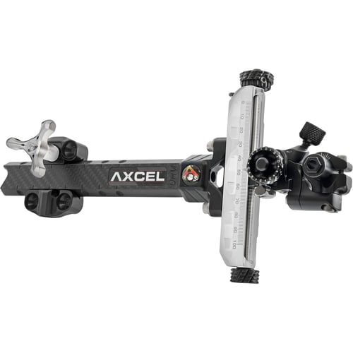 Axcel Achieve XP Compound Sight  <br>  Silver/ Black 9 in. RH