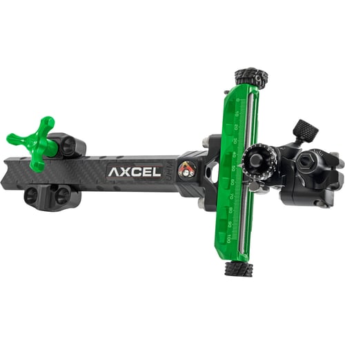 Axcel Achieve XP Compound Sight  <br>  Green/ Black 9 in. RH