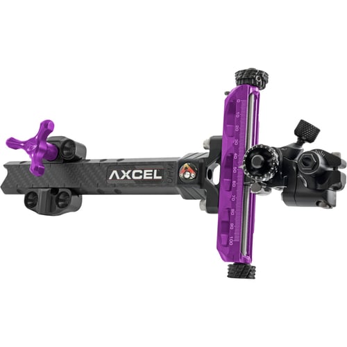 Axcel Achieve XP Compound Sight  <br>  Purple/ Black 9 in. RH
