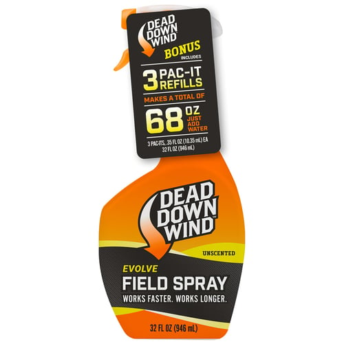 Dead Down Wind Field Spray Combo  <br>  32 oz. plus 3-12 oz. Pac-Its (68 oz.)