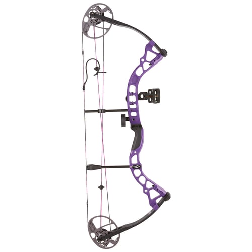 Diamond Prism Bow Package  <br>  Purple 18-30 in. 5-55 lbs. LH