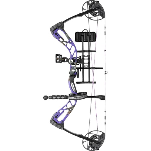 Diamond Edge 320 Bow Package  <br>  Purple Blaze 70 lbs. RH