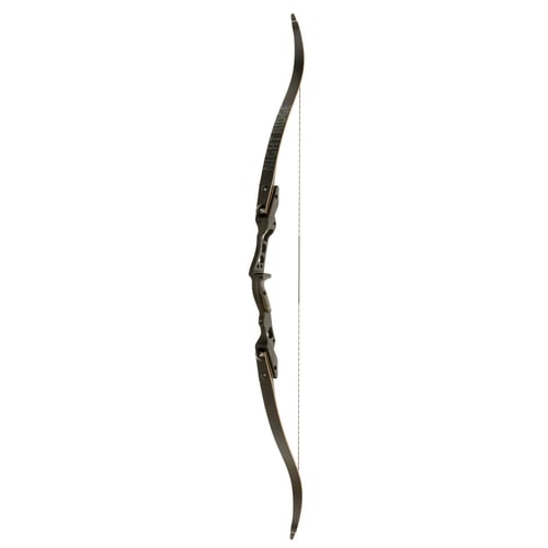 October Mountain Night Ridge ILF Recurve Bow  <br>  Black 60 in. 50 lbs. RH