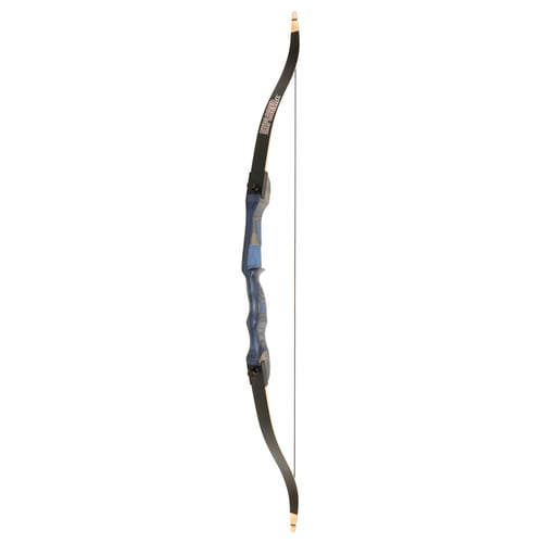 October Mountain Explorer CE Recurve Bow  <br>  Blue 54 in. 15 lbs. RH