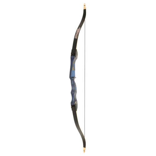 October Mountain Explorer CE Recurve Bow  <br>  Blue 54 in. 20 lbs. LH