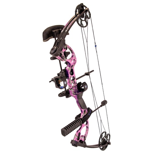 Quest Radical Bow Pkg.  <br>  RT AP Purple 17.5-30in 70lb RH