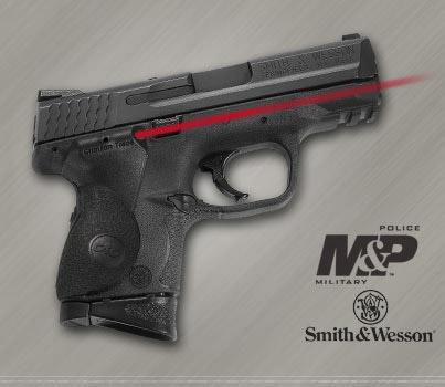 Crimson Trace 0121201 LG-661 Lasergrips  Black Red Laser Smith & Wesson M&P Compact