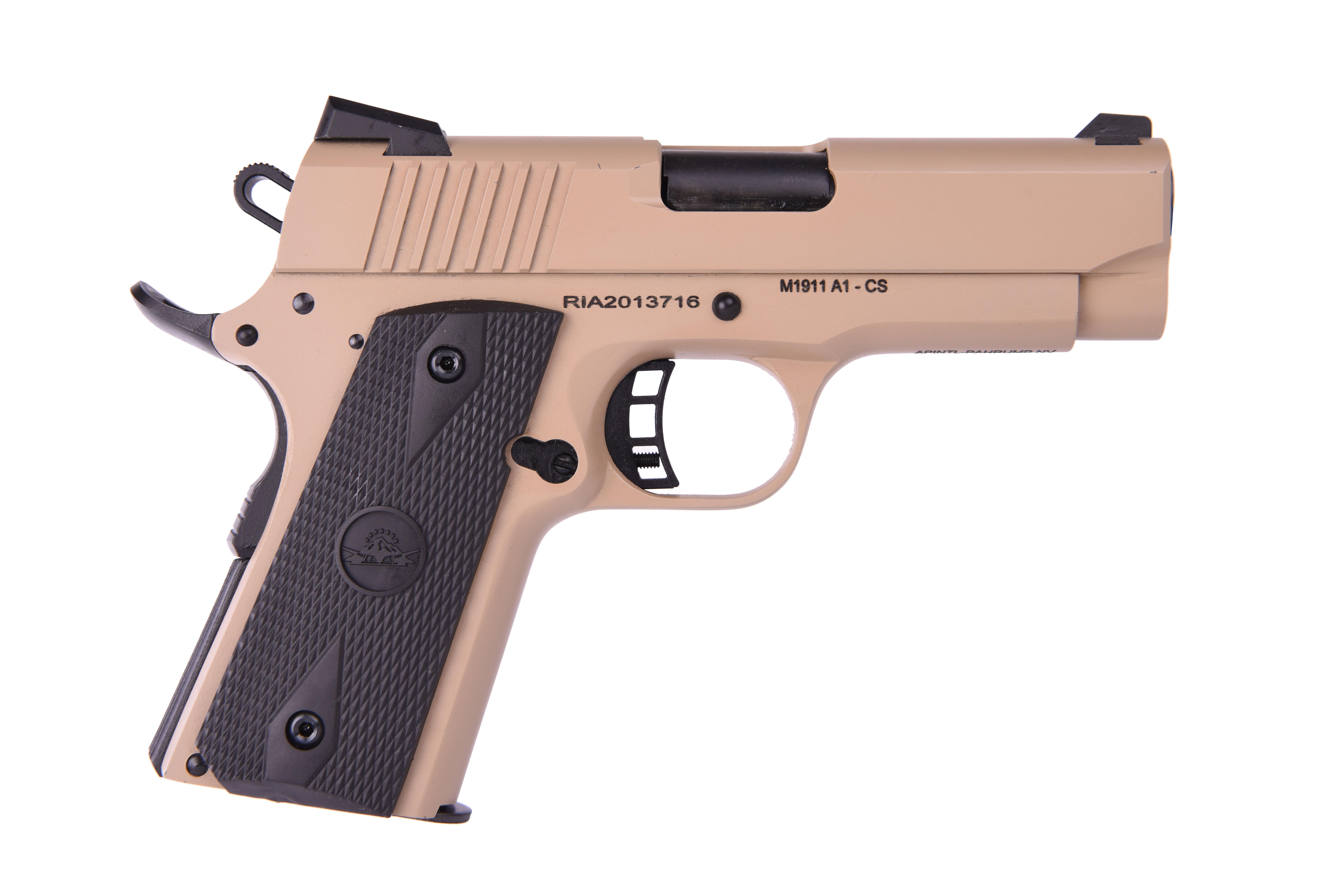 M1911-A1 CS TACT 9MM FDE | FLAT DARK EARTH CERAKOTE