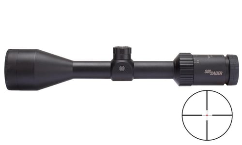 Sig Sauer SOW33206 Whiskey3 Riflescope, 3-9X40mm, 1 In, Sfp