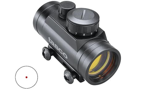 Tasco Propoint Riflescope  <br>  Black 1x30 5 MOA Red Dot Weaver/Tip Off Mount