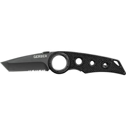 Gerber 30-000433 Remix Tactical Folding Knife, 3 Inch Tanto Partially | 013658124844