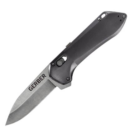 Gerber Highbrow SW/PL Green Handle Assisted Open Pivot lock | 013658155381