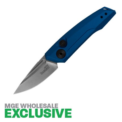 Kershaw Launch 9 SW/PL 1.9 Inch Drop point CPM154 Blue Aluminum Handle  MGE Exclusive | 087171056043