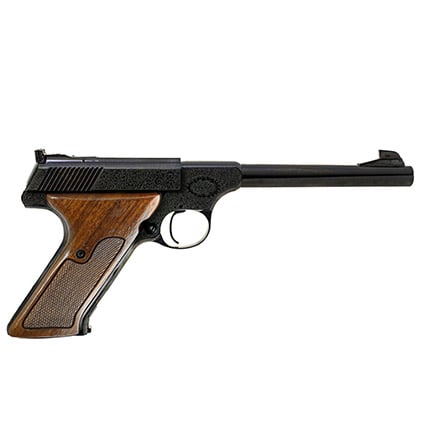 SG22 .22LR 6.5 Inch Semi Auto Pistol Blue w/ 1 engravingFixed Front  Adjustable Rear Sights 1911style magazine release 2 piece walnut grips 10rd mag | .22LR | 854581007985