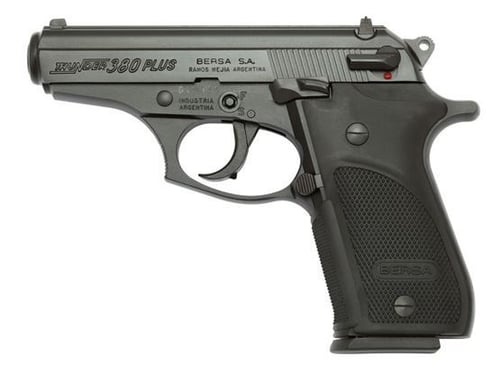 Bersa THUN380PM15 Thunder 380 Plus380 ACP 3.50 Inch 151 Black Polymer Grip | .380 ACP | 091664903851