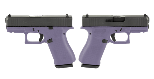 GLOCK G43X 9MM PISTOL 3.41 Inch PURPLE ORCHID NIGHT SIGHTS 210RD MAGS | 756542286395