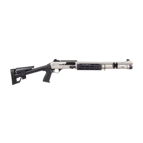 PANZER ARMS M4 SPEED PRO 12G 18.5 Inch PORTED BBL, MARINE/NICKEL, MLOK HG, 5RD | 869325000658