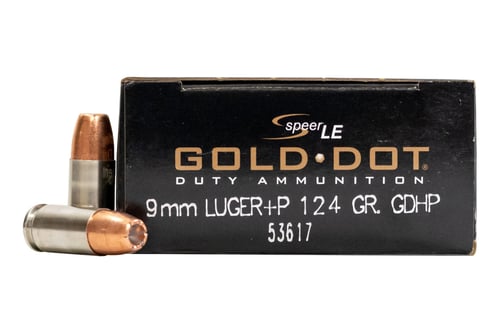 CCI GOLD DOT 9MMP 124GR GDHP 50RD BX 1000RD CS | 076683536174