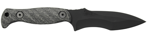 HALF FACE BLADES EXTREMIS 3.5 Inch BLADE, 7.5 InchOA, S45VN STEEL, ARMOR BLK, GRAY MICARTA GRIP | 756542285008