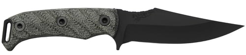 HALF FACE BLADES TOSAHWI 4 Inch BLADE, 8.1 InchOA, CPM S45VN STEEL, ARMORY BLK, GRAY MICARTA GRIP | 756542285015