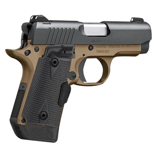 Kimber Micro 9 Pistol  <br>  9 mm 3.15 in. Desert Tan 7+1 rd. w/ Laser Grip