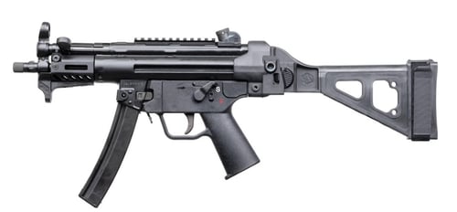 PTR  9RS BR 9mm Luger 301 6 Inch Black Nitride 3Lug Threaded Barrel, MLOK Handguard, Black Parkerized Aluminum Picatinny Rail Receiver, SB Tactical Brace, Black Polymer Grip | 810161700264