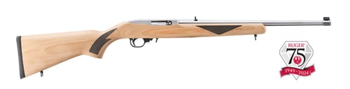 Ruger 41275 10/22 75th Anniversary Sporter 22 LR 10+1 18.50